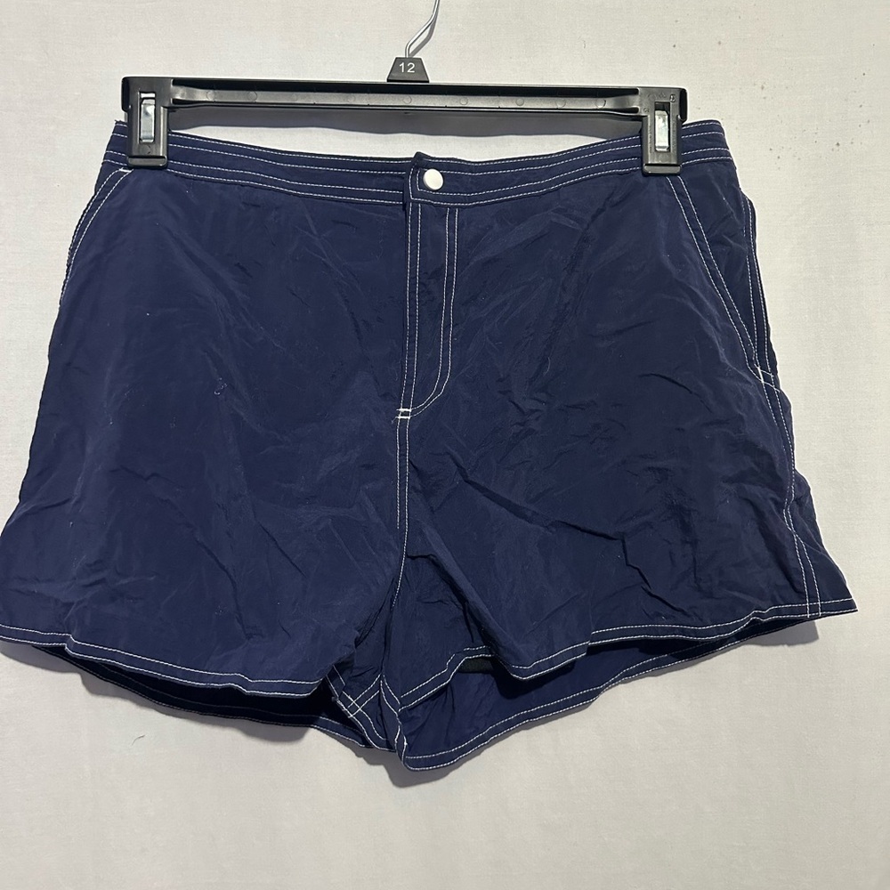 Beach House Blue and White Athletic Shorts Medium